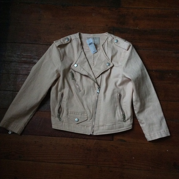 Banana republic pink denim jacket S - Picture 2 of 5